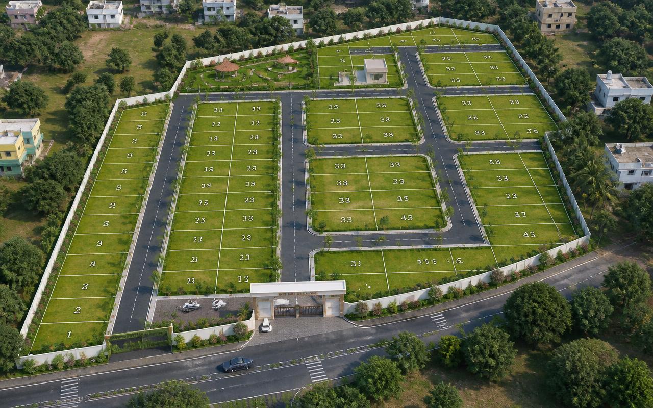 Gated Layout Residential Plot for Sale in Kokapet
